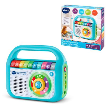 REPRODUCTOR MUSICAL GRABA CANTA Y BAILA VTECH-0