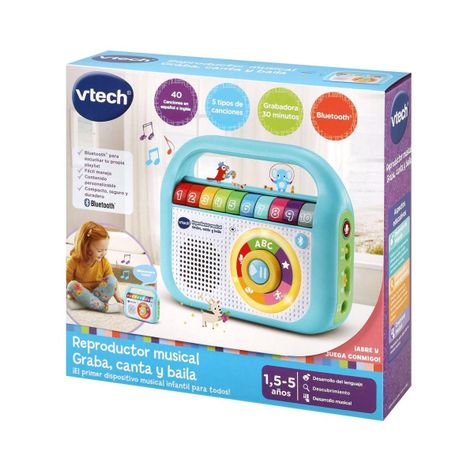 REPRODUCTOR MUSICAL GRABA CANTA Y BAILA VTECH-8