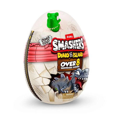 MINI HUEVO SMASHERS DINO ISLAND - VERDE-1