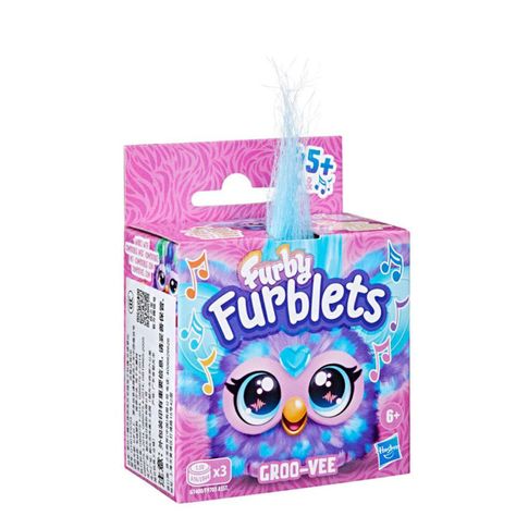 MINI PELUCHE FURBY FURBLETS - GROO - VEE-1