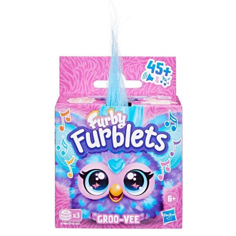 MINI PELUCHE FURBY FURBLETS - GROO - VEE-2