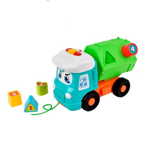 CAMION CON LUCES Y SONIDO Y PIEZAS DE ENCAJE-1