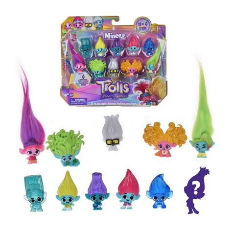 Pack 10 Mini Figuras Trolls-0