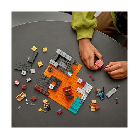 El Bastión Del Nether Lego Minecraft-2