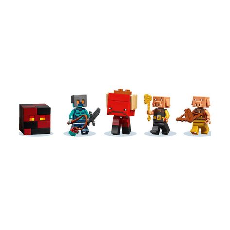 El Bastión Del Nether Lego Minecraft-6