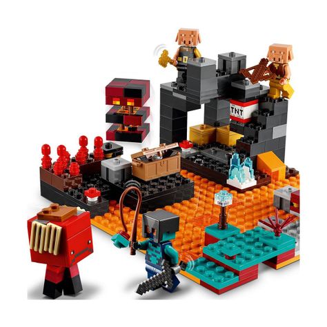 El Bastión Del Nether Lego Minecraft-8