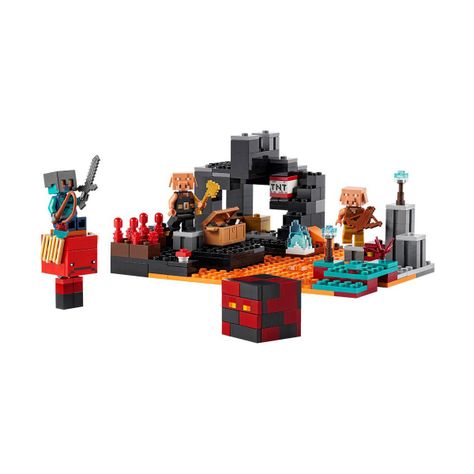 El Bastión Del Nether Lego Minecraft-9