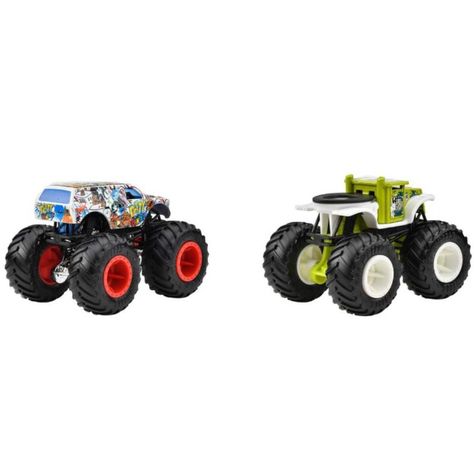HOT WHEELS MONSTER TRUCKS ESCALA 1:64 - POTTY CENTRAL VS REALLY GOTTA GO-3