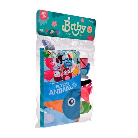 LIBRO DE TELA CON ANIMALES Y TEXTURAS-1