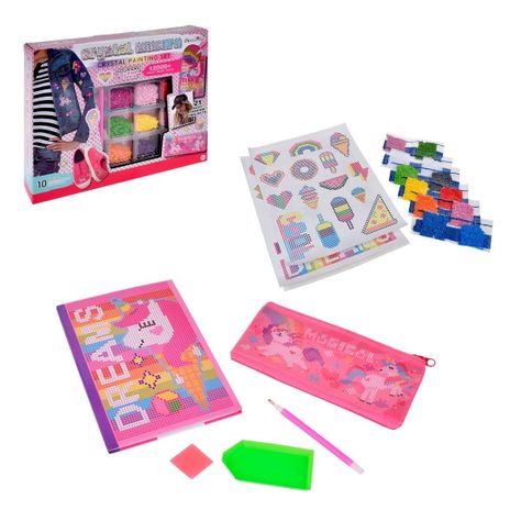 SET CREACION DE STICKERS DE SIRENA CON CRISTALES-0