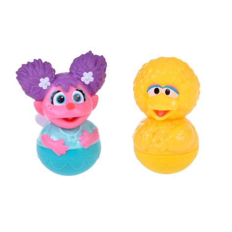 PACK 2 FIGURAS INVOLCABLES 8 CM PLAZA SESAMO BIG BIRD Y ABBY-1