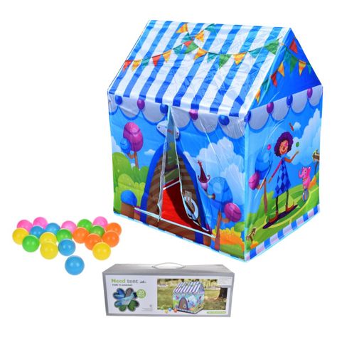 Carpa Circo De 93X70X103 Cms Con Pelotas-0
