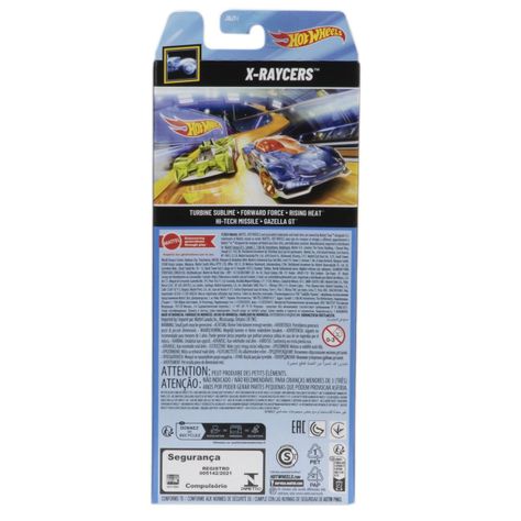 PACK 5 AUTOS BASICOS HOTWHEELS - X - RAYCERS-2