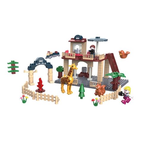 Bloques Infantiles Zoologico De 164 Piezas-1