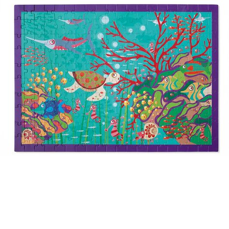 PUZLE 200PCS, BAJO EL MAR-0
