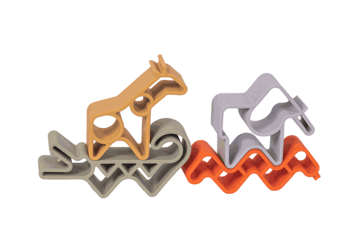 ANIMALES NATURE 4PCS-2