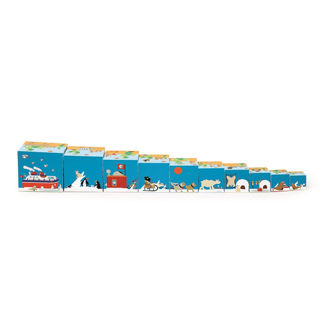CUBOS PARA APILAR ANIMALES, 10PCS-2