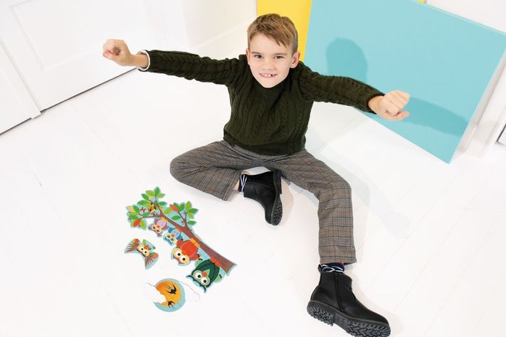 PUZZLE 39PCS DOBLE CON FORMA, BUHO-4