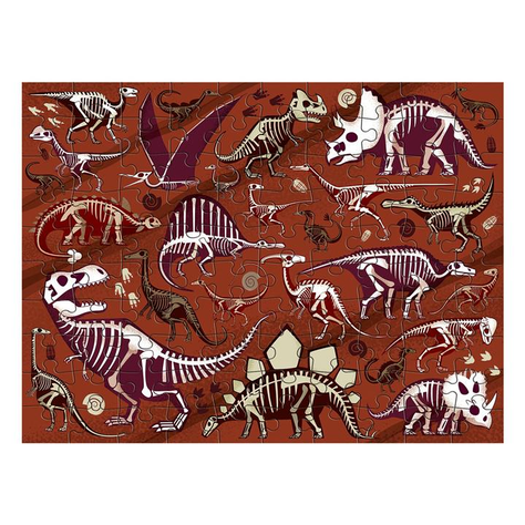 PUZZLE 100PCS DOBLE, DINOSAURIOS-2