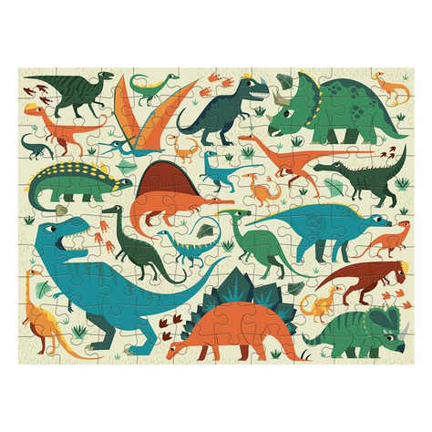 PUZZLE 100PCS DOBLE, DINOSAURIOS-1