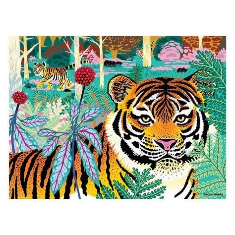 TIGRE SIBERIANO 300 PCS, PELIGRO DE EXTINCION-0