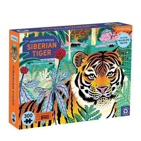TIGRE SIBERIANO 300 PCS, PELIGRO DE EXTINCION-2