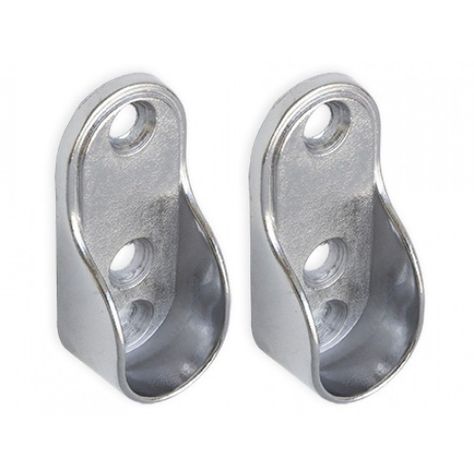 SOPORTE BARRA CLOSET PARED ALUMINIO X2-0
