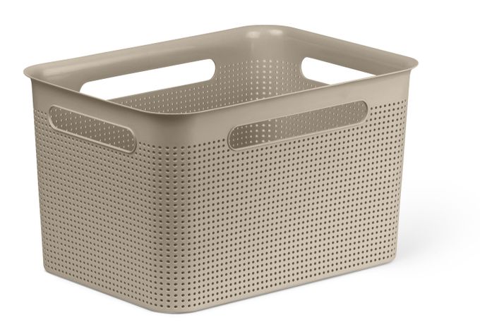 Caja brisen 16l 36x21x26 capuccino-0