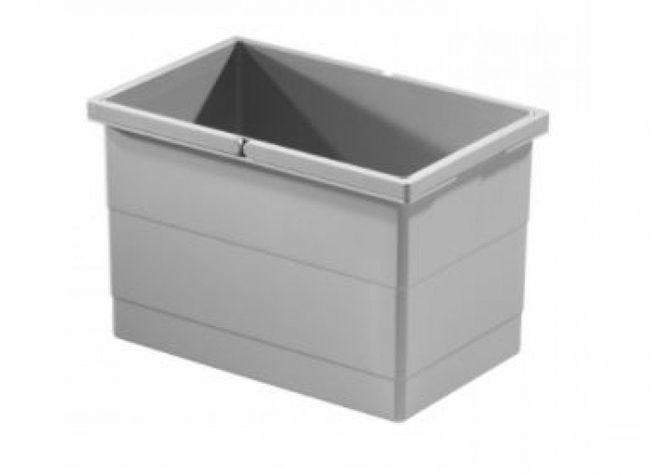 CONTENEDOR MULTIUSO CON TAPA 14LTS GRIS-0