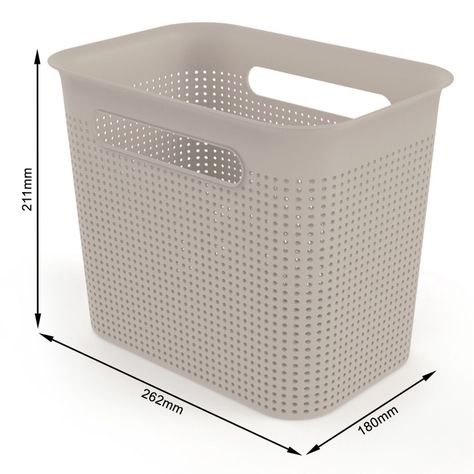 Caja brisen 7l 26x21x18 capuccino-1