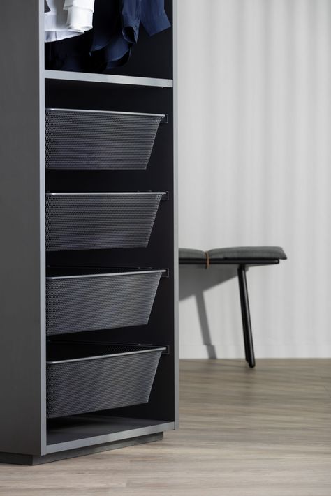SET 2 CESTAS EXTENSIBLES 600MM ANTRACITA-0