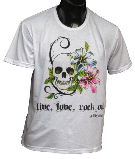 Polera Hombre Calavera Lili-0