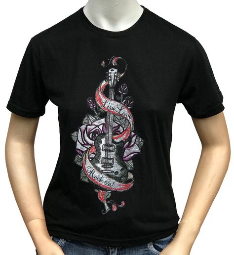 Polera Juvenil Niña Guitarra-0