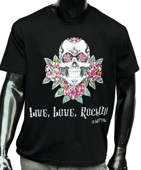 Polera Hombre Calavera Difum-0