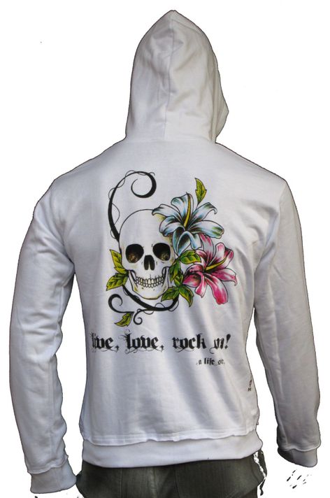 Poleron Mujer Calavera Lili-0