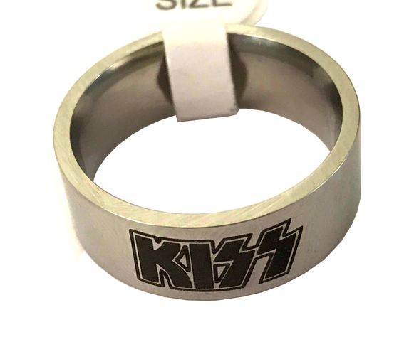 Anillo Acero Tallado Kiss N° 13-1