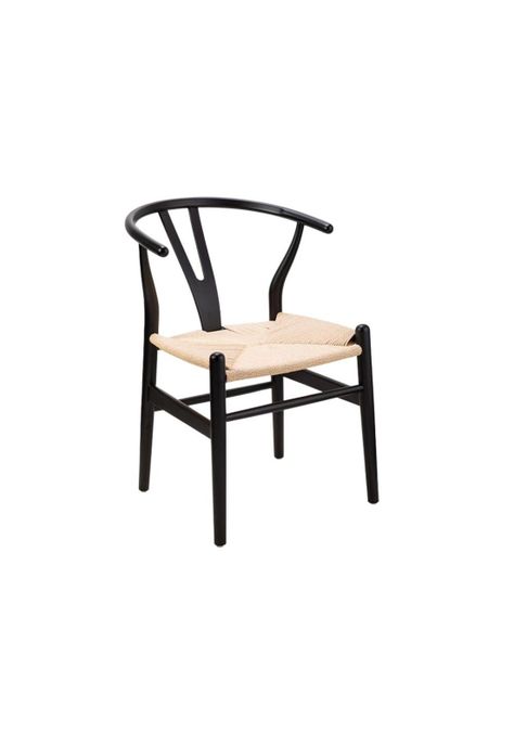 Pack Silla Wishbone Réplica Negro-1
