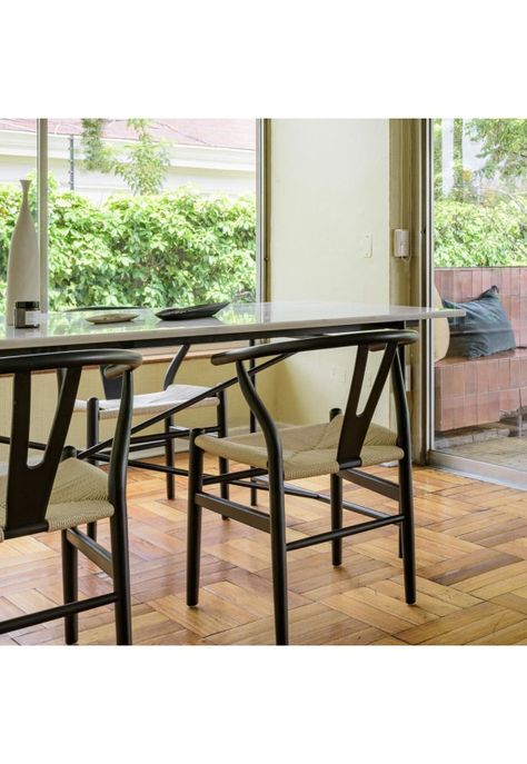 Pack Silla Wishbone Réplica Negro-3