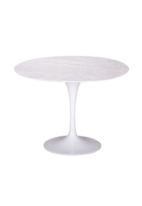 Mesa Tulip Mármol 100 cm Réplica-0