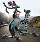 Bicicleta Estática Ludus Fitness Pro Disco Inercia 10 kg - Azul-3