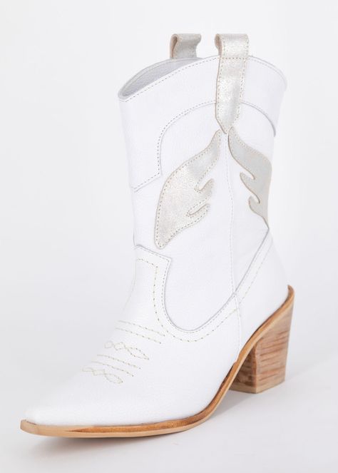 Bota Juliana Blanca-Plata Pao Pecados -2