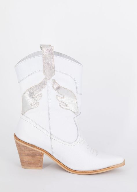 Bota Juliana Blanca-Plata Pao Pecados -4