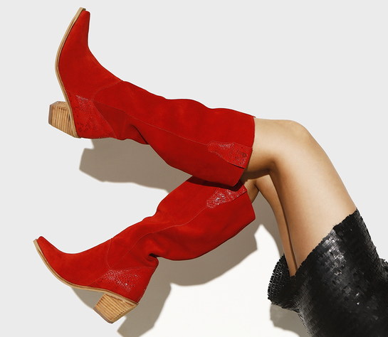 Bota Nagge Roja Pao Pecados -0