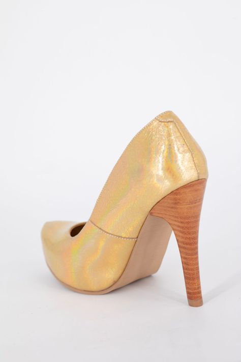 Stiletto Dorado Tornasol Pao Pecados  -3