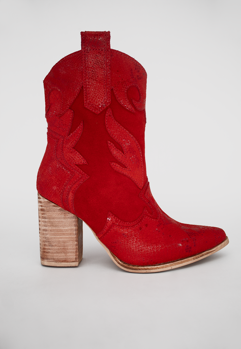 Bota Matilda Rojo Pao Pecados-4