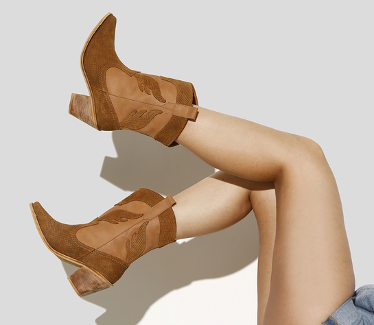 Bota Juliana Camel Pao Pecados -0
