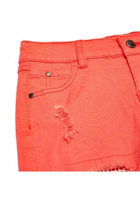 Short De Niña Rojo Pillin-2