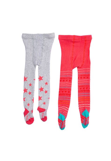 Panty Niña Pack 2 Multicolor Pillín-1