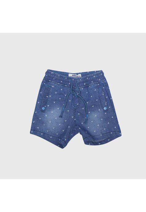 Bermuda Bebé Niño Denim Pillin-0
