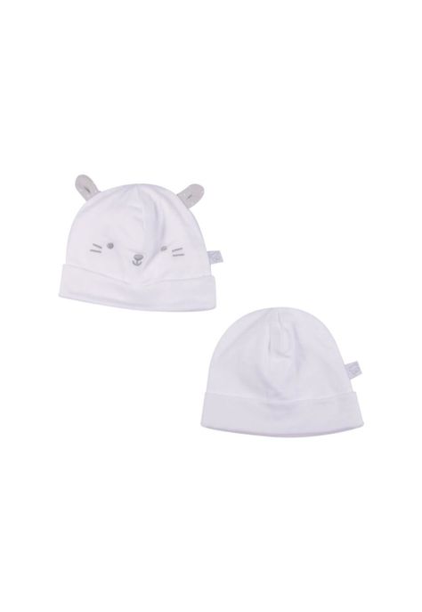 Set Gorro 2 Pzas Unisex Blanco Pillín-0